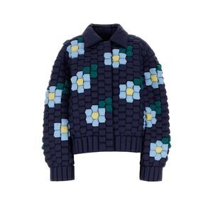 Raxxy Women Navy Blue Nylon Down Jacket